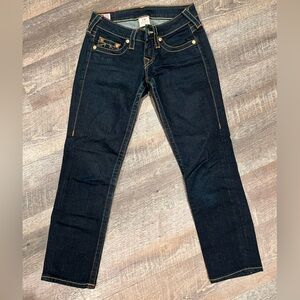 True Religion Women's Skinny Jeans - Dark Blue